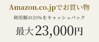 Amazon.co.jpご利用分20%プレゼント2
